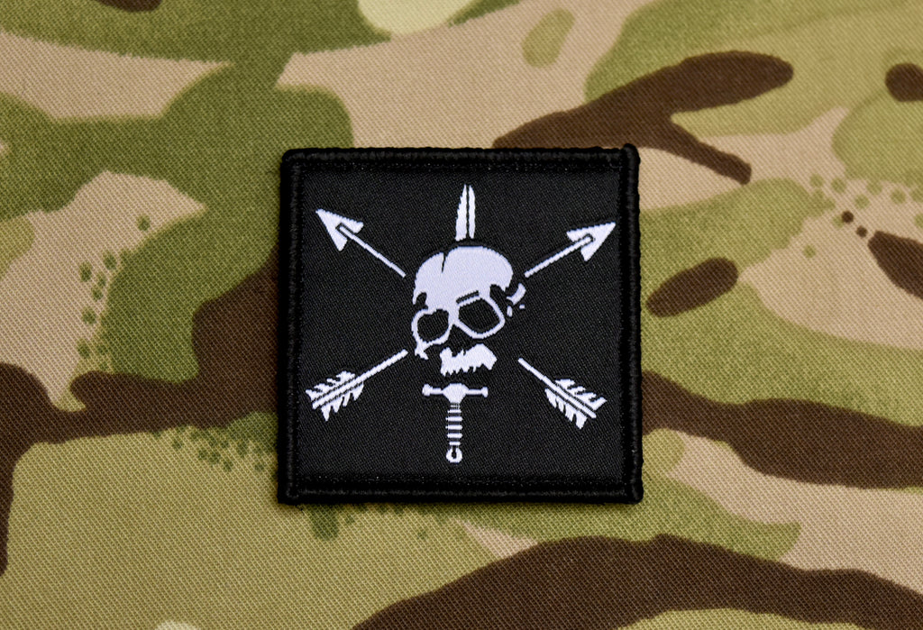 Mini SFARTAETC Woven Morale Patch - Black