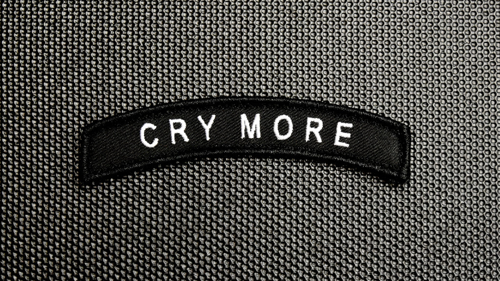 CRY MORE Tab Embroidered Morale Patch Set