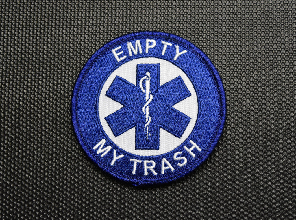 Empty My Trash Embroidered Patch