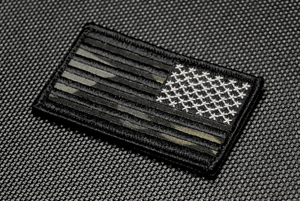 Multicam Black REV US Flag Embroidered Patch – BritKitUSA