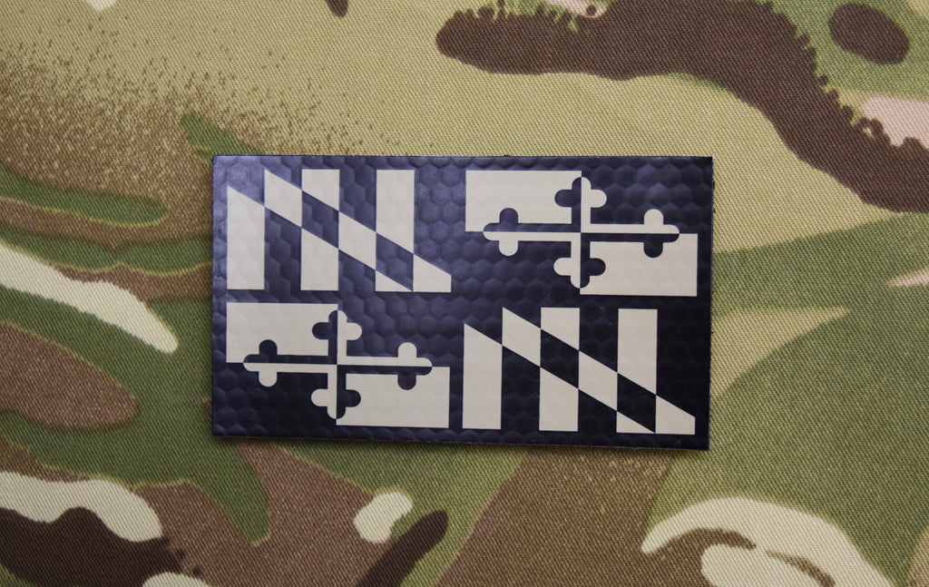 Infrared Maryland State Flag Patch