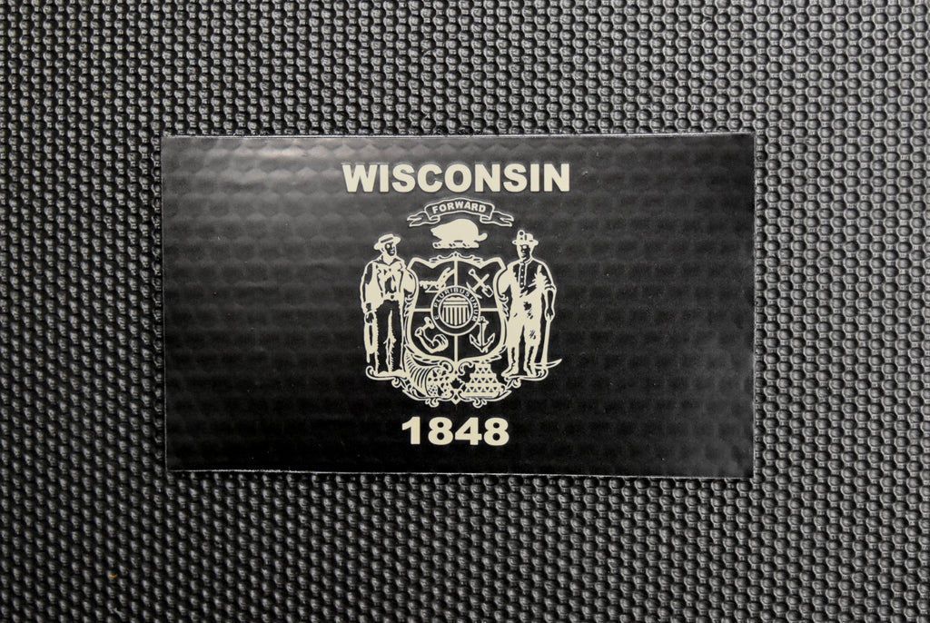 Infrared Wisconsin State Flag Patch