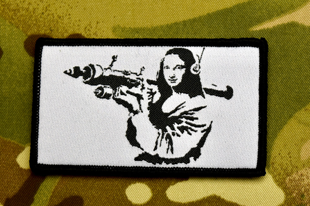 Mona Lisa Bazooka Woven Morale Patch
