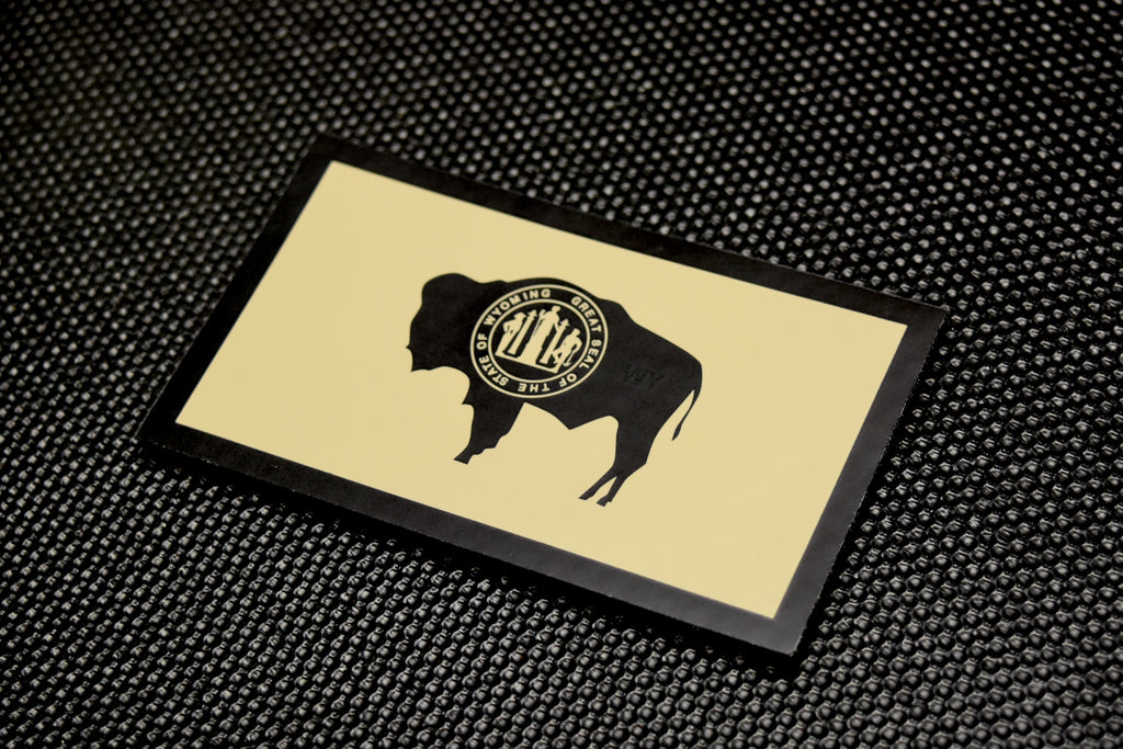 Infrared Wyoming State Flag Patch