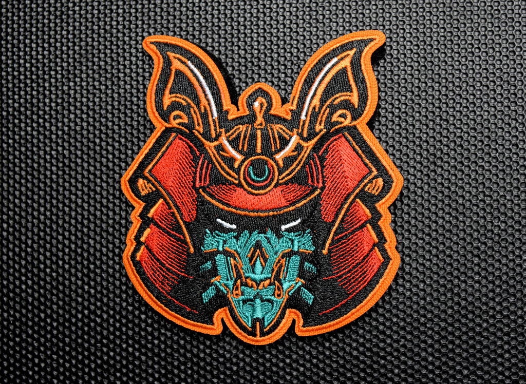 Premium Embroidered Samurai Bot Morale Patch