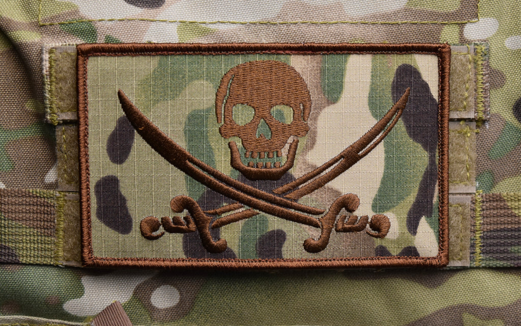 Large Multicam Calico Jack Patch