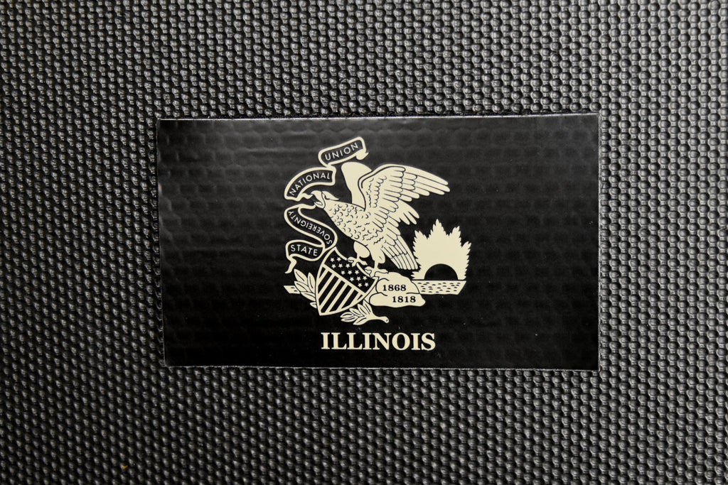 Infrared Illinois State Flag Patch