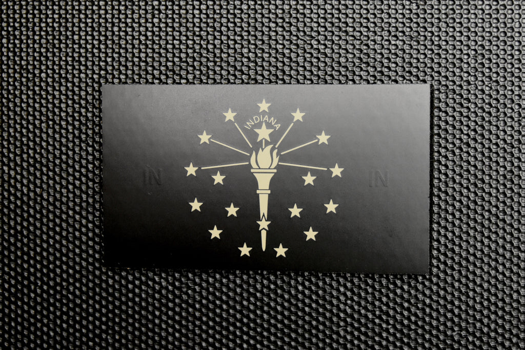 Infrared Indiana State Flag Patch