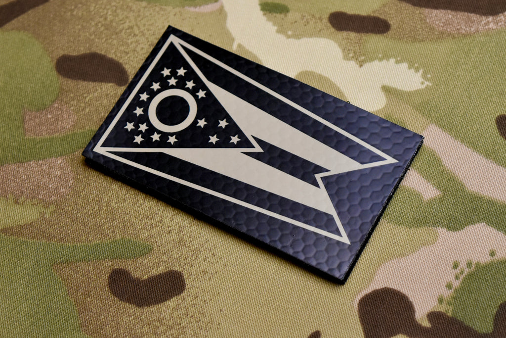 Infrared Ohio State Flag Patch