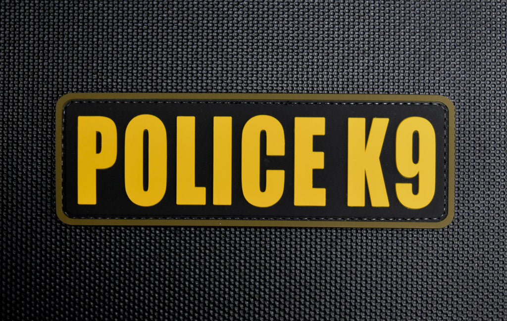 POLICE K9 Tactical Harness PVC Patch