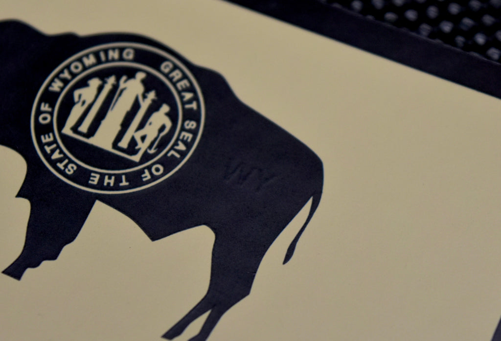 Infrared Wyoming State Flag Patch