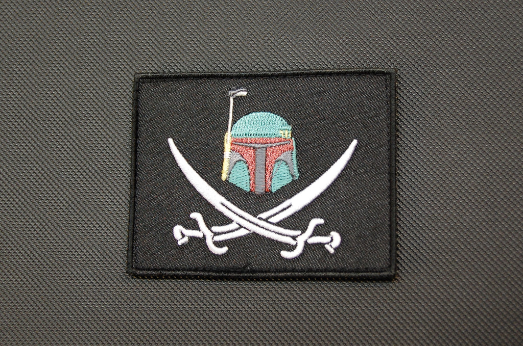 Boba Fett Calico Jack Embroidered Morale Patch