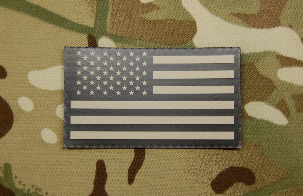 Infrared US Flag Patch Set - Tan & Black