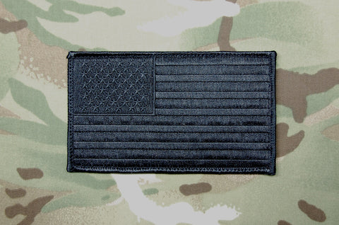 US Flag Shield Morale Patch - Desert