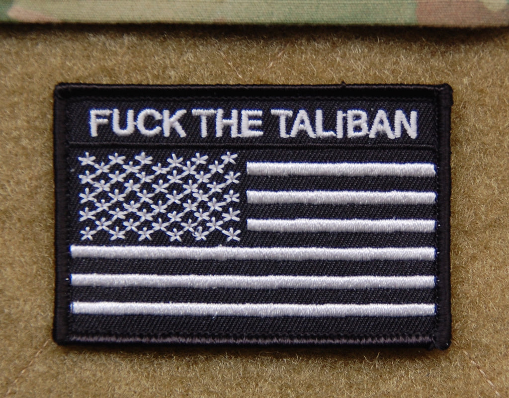 FUCK THE TALIBAN US Flag Morale Patch