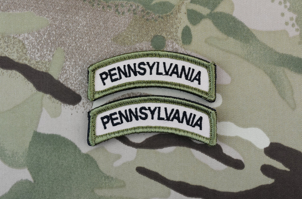 Pennsylvania State Tab Patch Set - Multicam