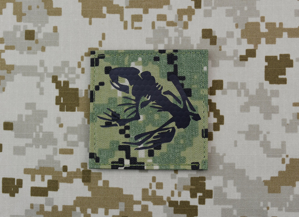 Infrared NWU III Frog Skeleton Morale Patch