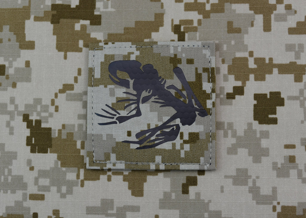 Infrared NWU II Frog Skeleton Morale Patch