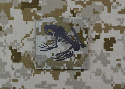 Large Infrared Multicam IR US Flag Patch 5" x 3" - Merrowed Border