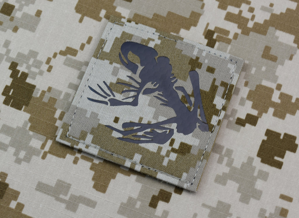 Infrared NWU II Frog Skeleton Morale Patch
