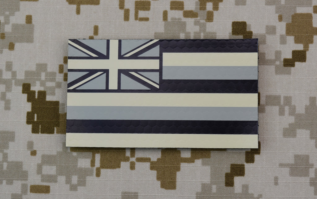 Infrared Hawaii State Flag Patch