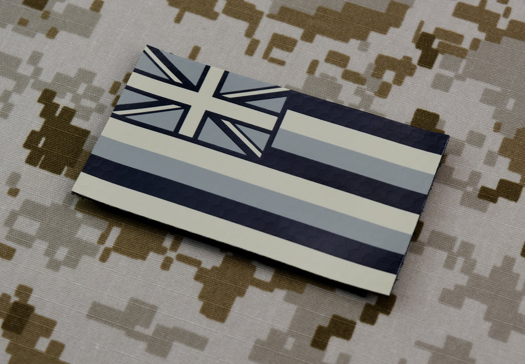 Infrared Hawaii State Flag Patch