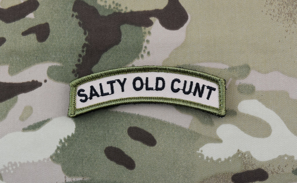 SALTY OLD CUNT Morale Patch Tab