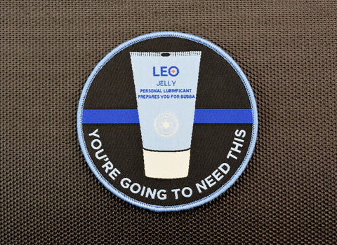 Premium Embroidered UK Thin Blue Line Poppy Patch