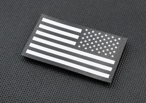 Sweden Flag Patch W/ VELCRO® Brand Fastener Gray & Black Tactical