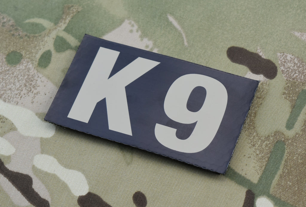 Infrared Black & Tan K9 Patch