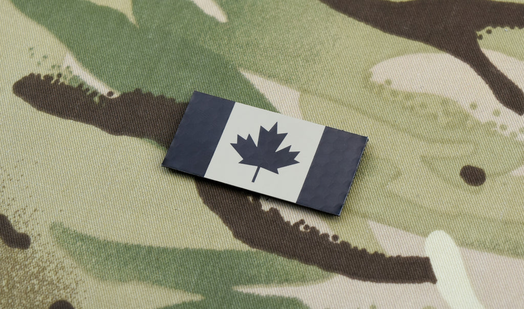Mini IR Canada Flag Patch - Tan