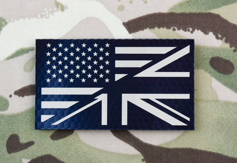 Premium Embroidered UK Thin Blue Line Poppy Patch