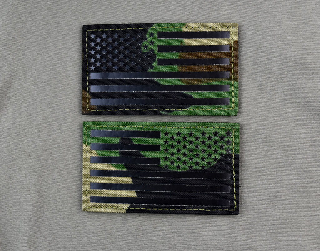 Infrared M81 US Flag Patch Set
