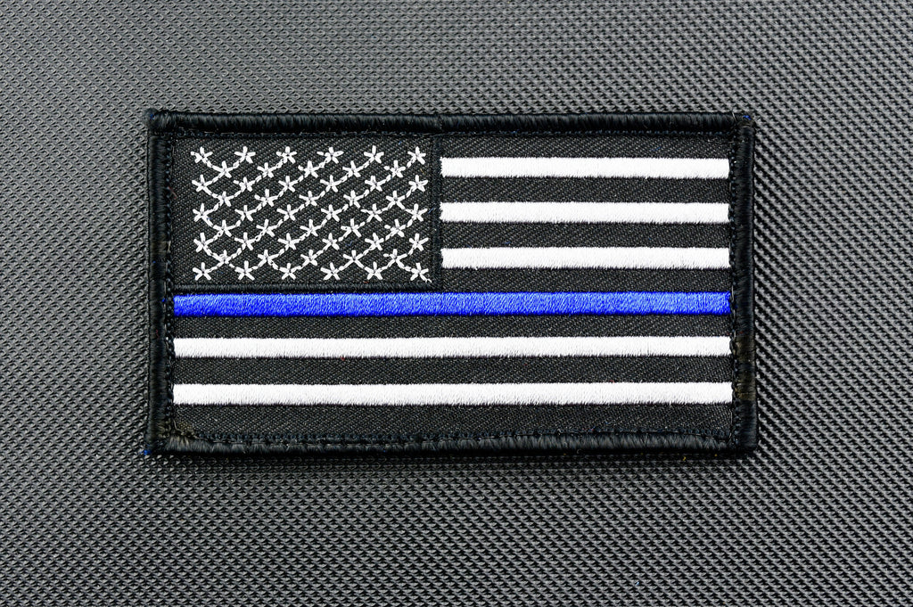 Thin Blue Line United States Flag 3.5