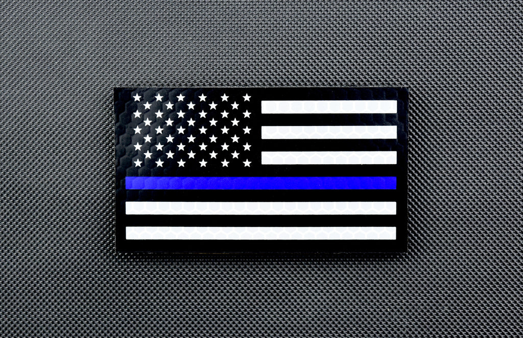 SOLAS Thin Blue Line US Flag Patch