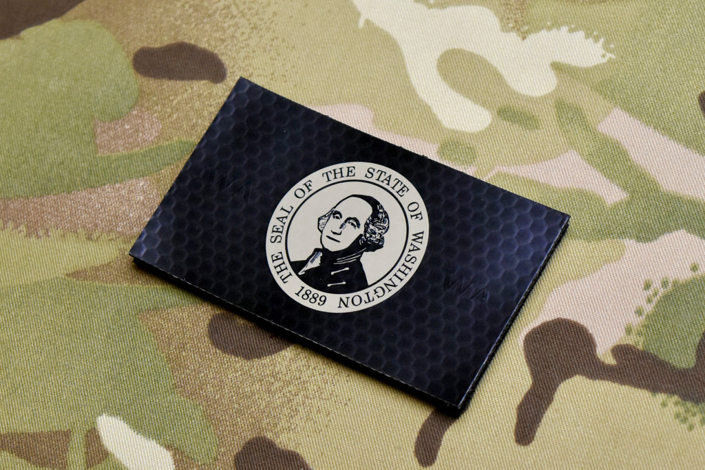 Infrared Washington State Flag Patch