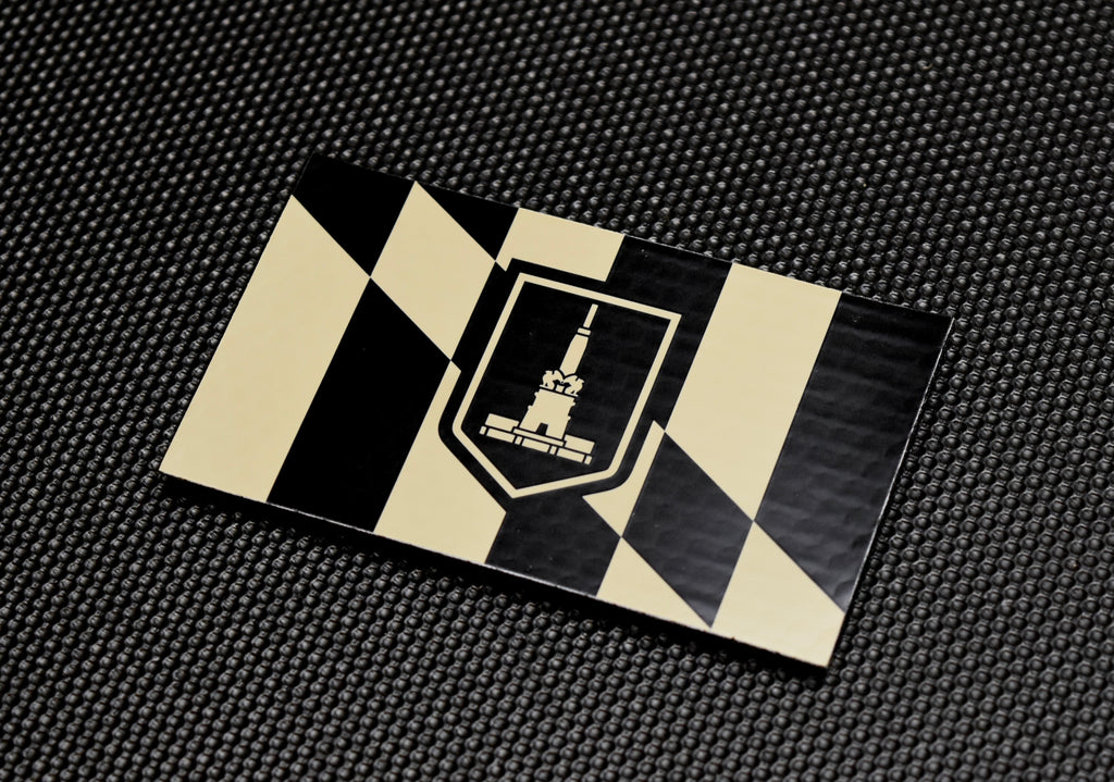 Infrared Baltimore Maryland State Flag Patch