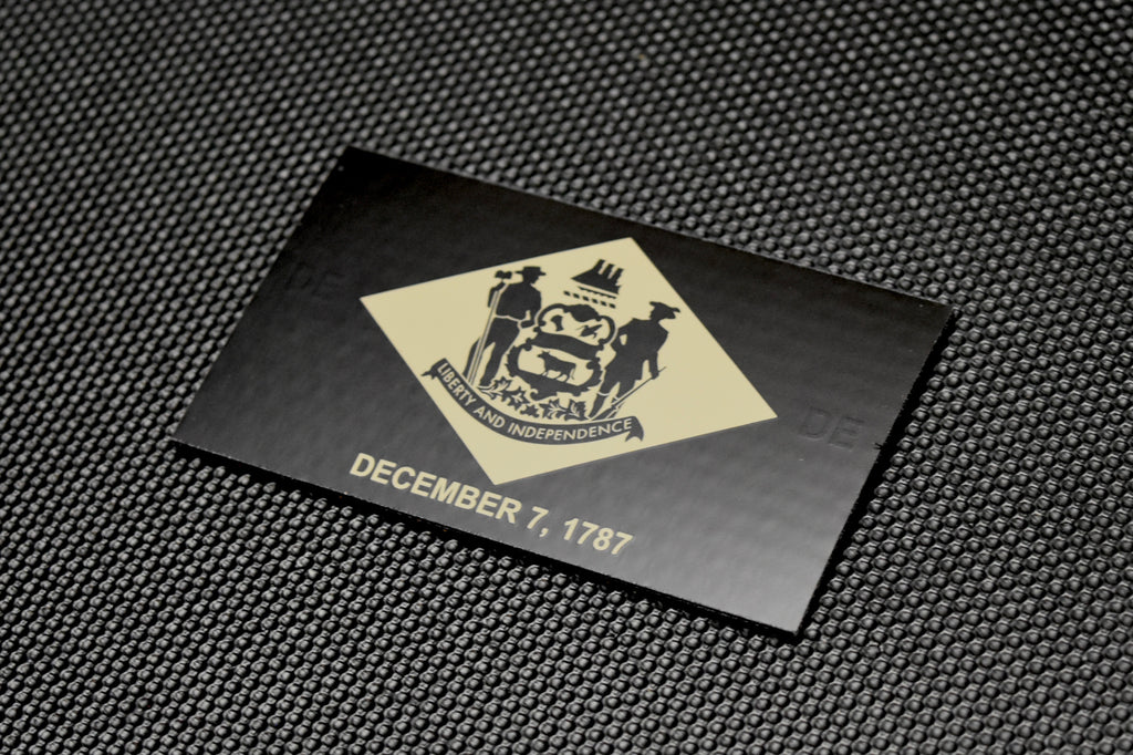 Infrared Delaware State Flag Patch