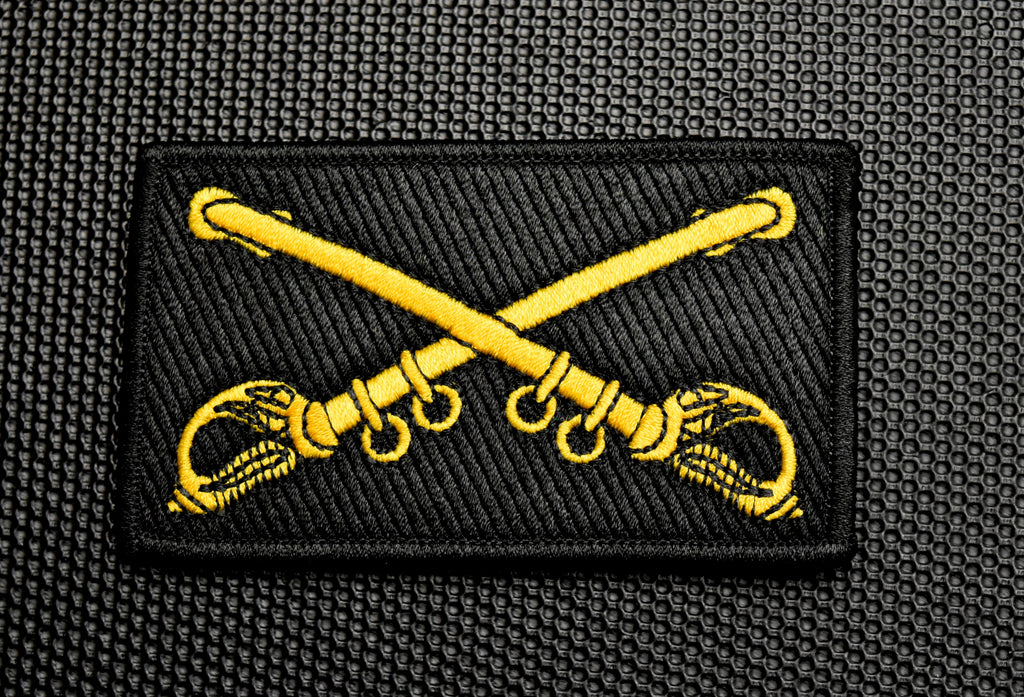 Crossed Sabres Premium Embroidered Morale Patch
