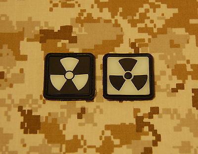 Glow-In-The-Dark Radiation Fallout PVC Patch Set
