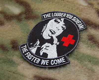 THE LOUDER YOU SCREAM Para Rescue Morale Patch