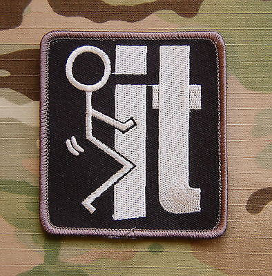 Fuck F It Morale Patch - Black & White