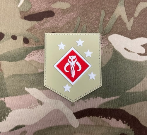 Mandalorian Raider 3D PVC Morale Patch