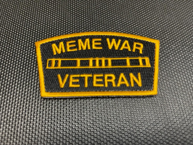 MEME WAR VETERAN MEDAL RACK Morale Patch