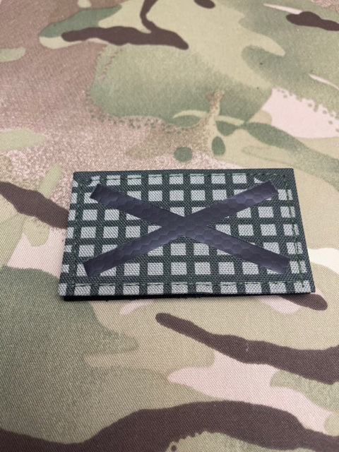 Saltire V1 Infrared Call Sign Patch Night Desert Scotland Alabama AL St Andrew