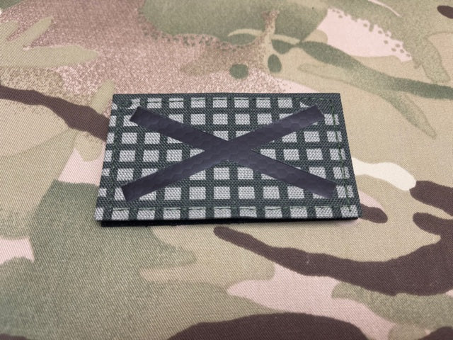 Saltire V1 Infrared Call Sign Patch Night Desert Scotland Alabama AL St Andrew