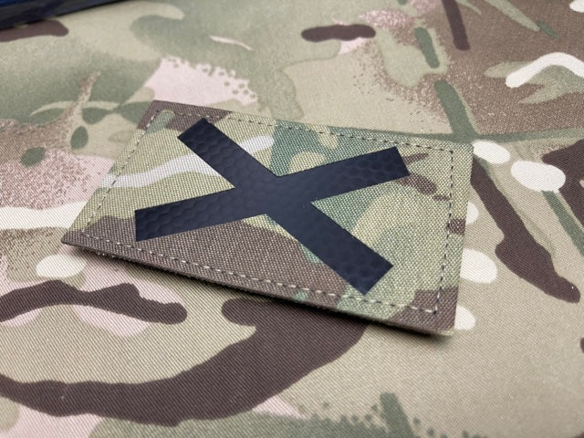 Saltire V2 Infrared Call Sign Patch Multicam Scotland Alabama AL St Andrew