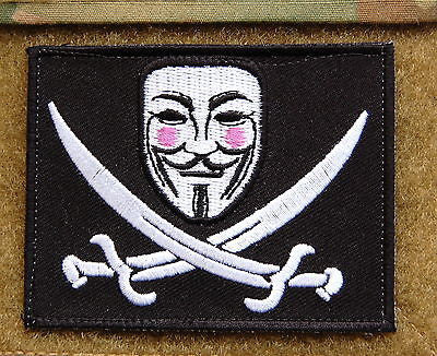 V For Vendetta Calico Morale Patch