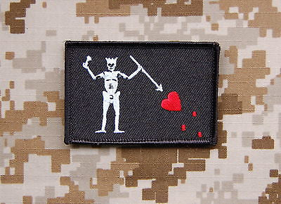 Blackbeard / Edward Teach Pirate Flag Morale Patch