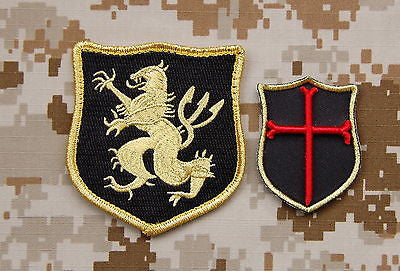 NSWDG Gold Squadron & Mini Crusader Patch Set